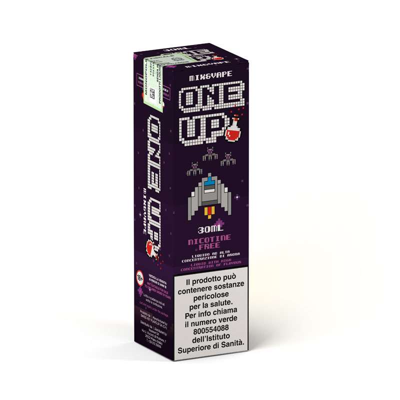 One Up 30ml – liquido mix&vape fruttato, foto ambientata MoarSvapo Fabriano