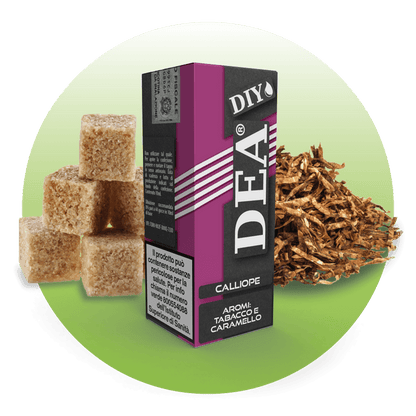 DEA Calliope – Aroma concentrato 10ml gusto tabacco morbido e bilanciato per sigaretta elettronica