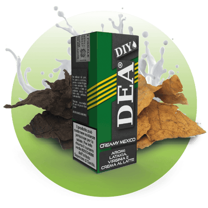 DEA Creamy Mexico – Aroma concentrato 10ml gusto tabacco Mexico con crema dolce per sigaretta elettronica