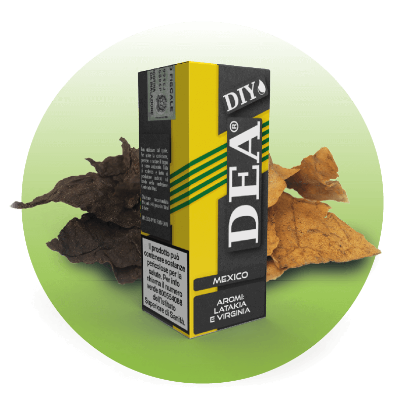 DEA Mexico – Aroma concentrato 10ml gusto tabacco secco Mexico per sigaretta elettronica
