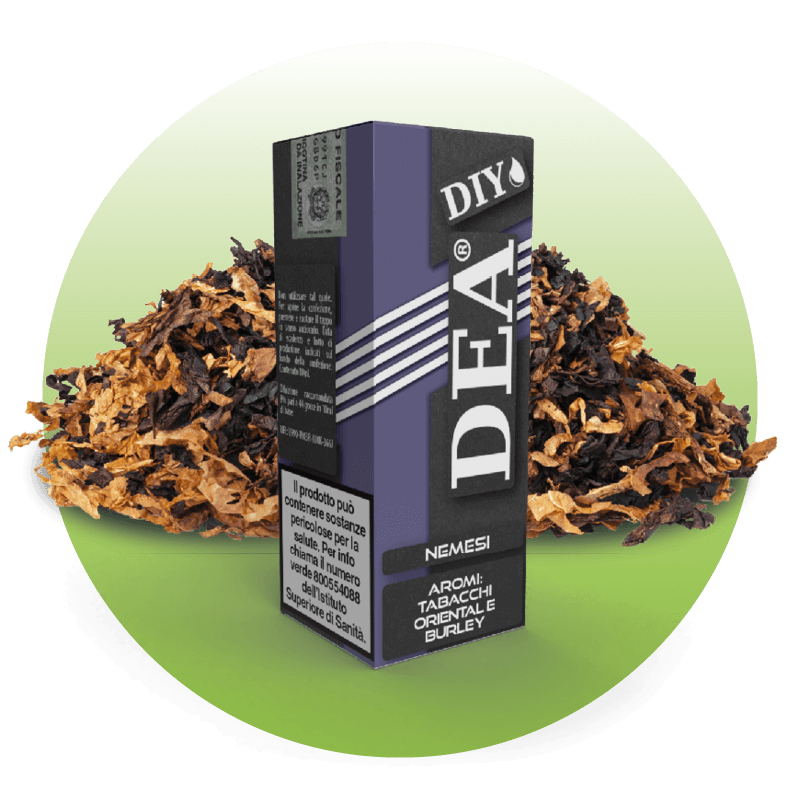 DEA Nemesi – Aroma concentrato 10ml gusto tabacco deciso e persistente per sigaretta elettronica