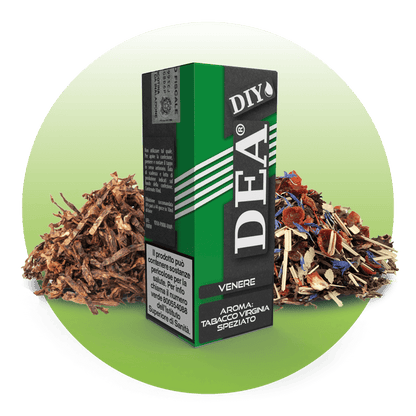 DEA Venere – Aroma concentrato 10ml gusto tabacco delicato con note dolci per sigaretta elettronica