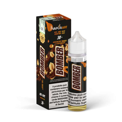 Liquido Bomber Mix&Vape 30ml Vaporart – gusto noccioline, caramello e cioccolato in vendita da MoarSvapo Fabriano