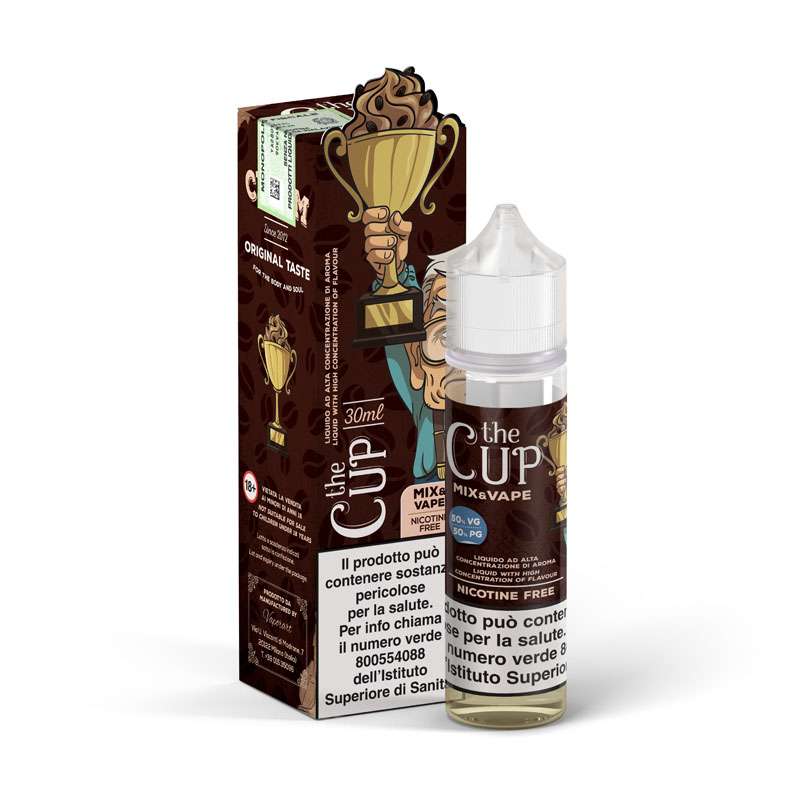 Liquido The Cup Mix&Vape 30ml Vaporart – gusto crema al caffè ispirato al gelato italiano, in vendita da MoarSvapo Fabriano