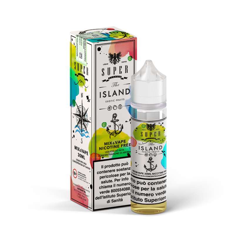 Liquido The Island Mix&Vape 30ml Seven Wonders – aroma mango e frutto della passione da MoarSvapo Fabriano