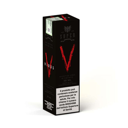 Liquido Virus Super Flavor 30ml – aroma cremoso e tabaccoso per sigaretta elettronica, foto ambientata MoarSvapo Fabriano