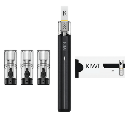 Kiwi Spark Combo Kit – Sigaretta elettronica pod mod 700mAh con pod ricaricabile da 2ml e drip tip con filtri kiwi e pod kiwi spark